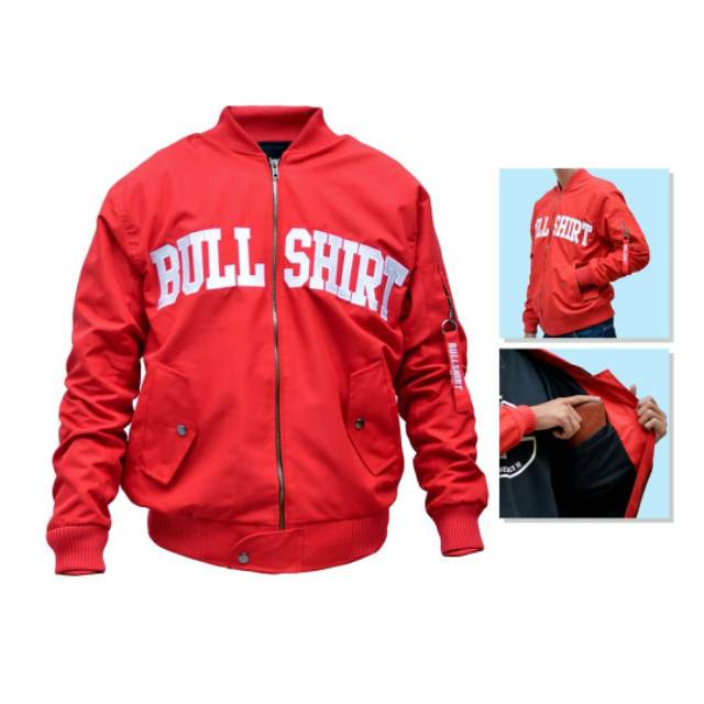 Jaket bomber Bullshirt original,jaket keren anti air