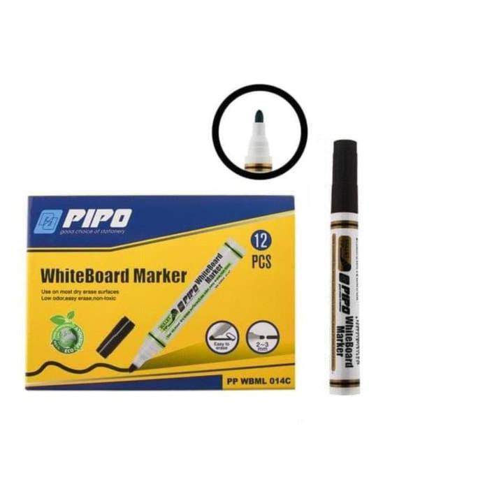 

Promo Awal tahun whiteboard Pipo whiteboard wbml014c marker spidol papan tulis isi 12 Cuci Gudang