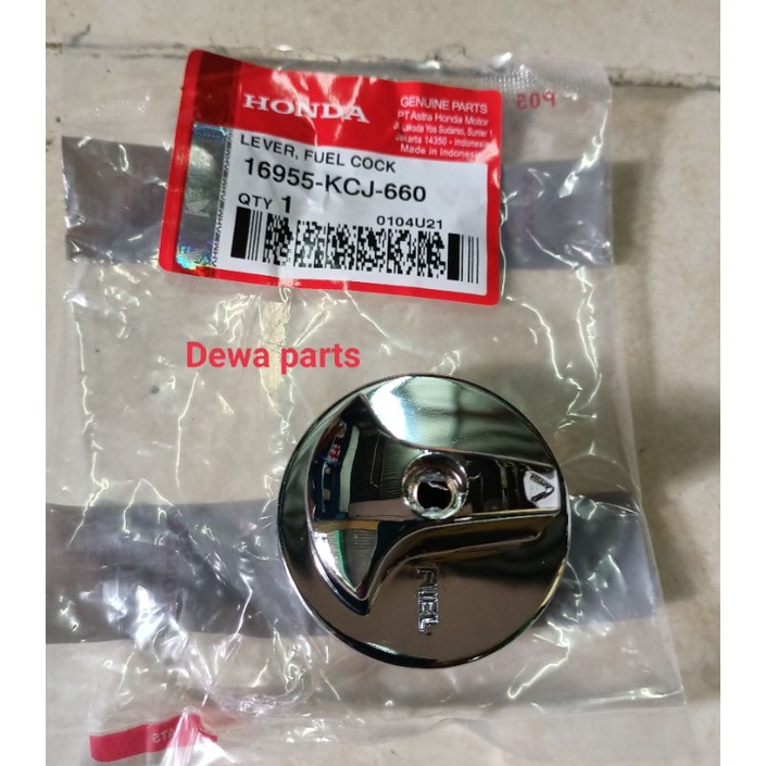 Lever fuel cock.puteran kran bensin tiger revo 16955KCJ660. original ahm