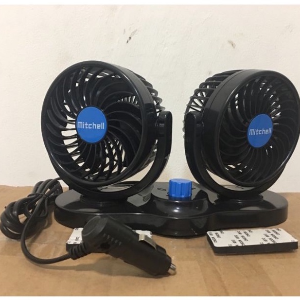 Kipas Mobil Ganda Vehicle Fan Mitchell HX-T309 12Volt HX-T310 24Volt