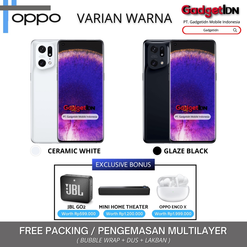 OPPO FIND X5 PRO 12/256GB 5G NFC HASSELBLAD GARANSI RESMI OPPO