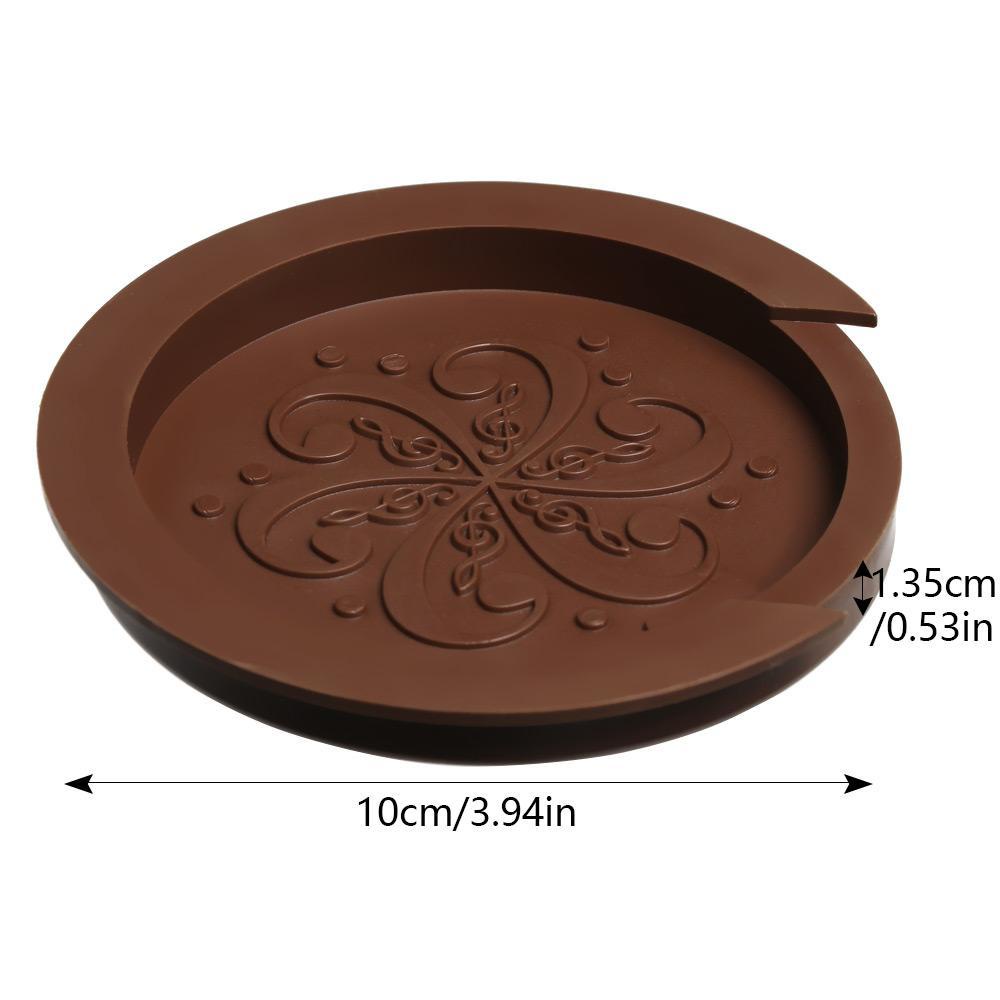 Chookyy Soundhole Cover Asisten Silikon Aksesoris Gitar Akustik Blok Penyangga Hitam