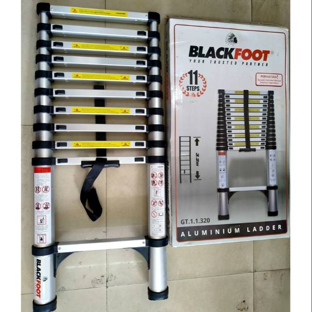 Tangga Lipat / Tangga Single Telescopic Ladder 3.2M