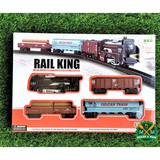  Mainan  Kereta  Api  Lokomotif Train Rail King Intelligent 