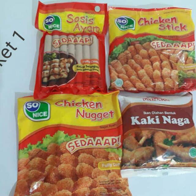 

Paket nugget murah / cemilan bekel anak