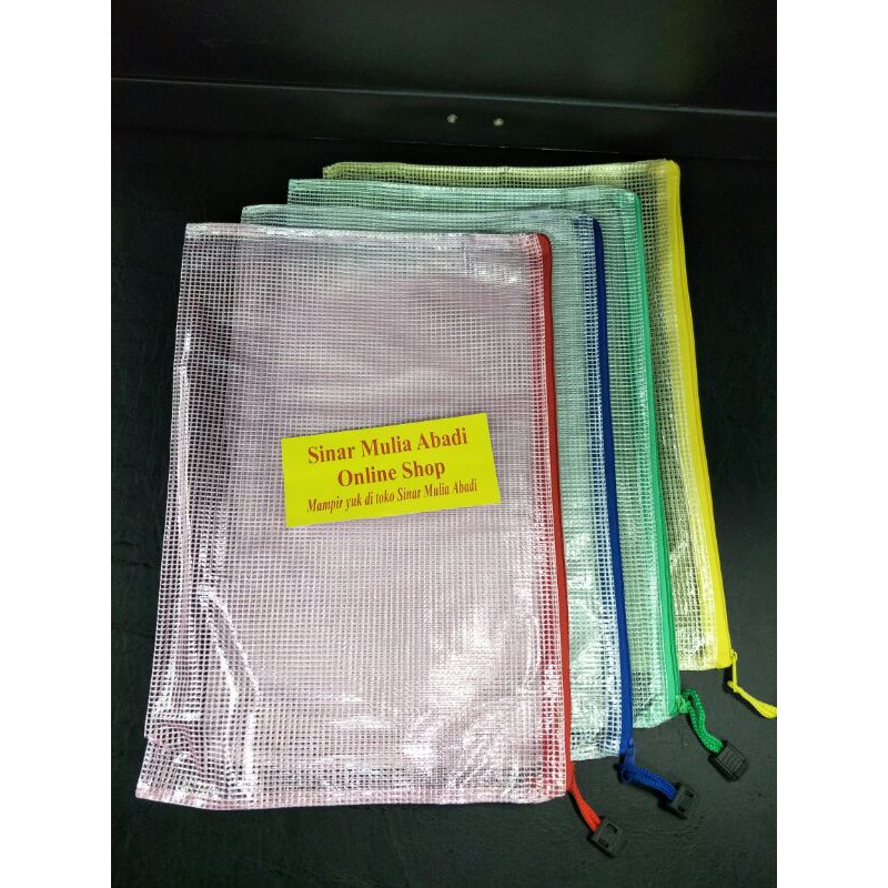 

Tas Restleting A4 Anti Cipratan Cairan Type Jaring A4 / pcs