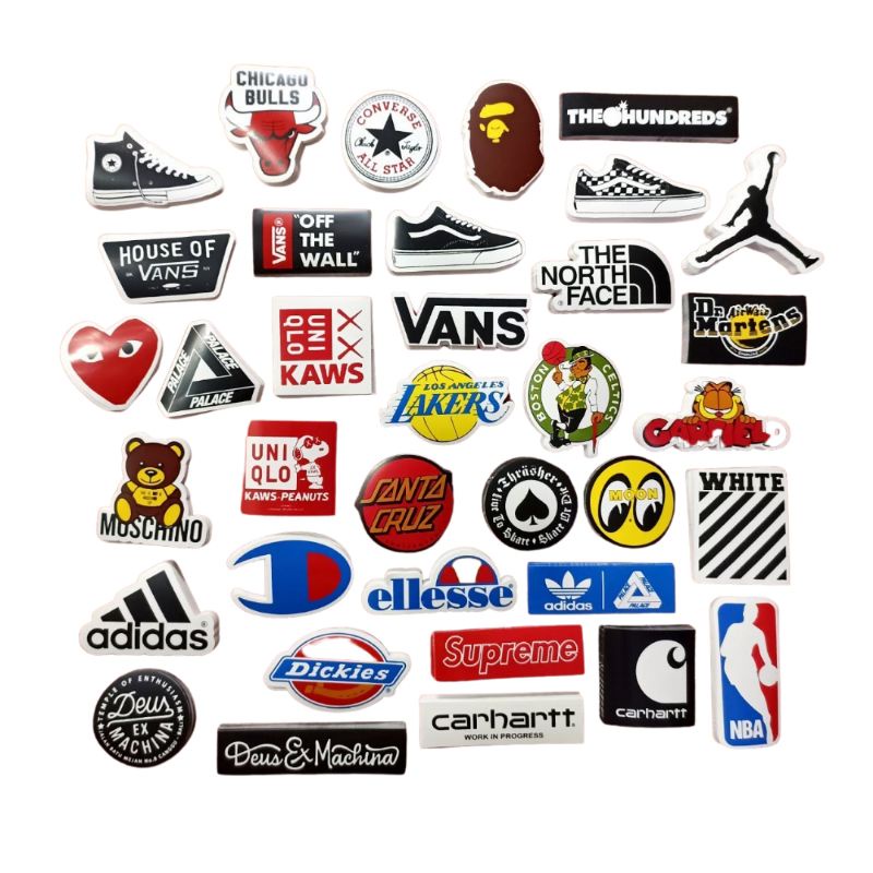 

36 Stiker Distro Sticker Brand Vinyl - Andalusia Official