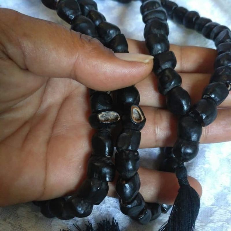 Tasbih biji pisang pidak 99butir asli tasbih murah