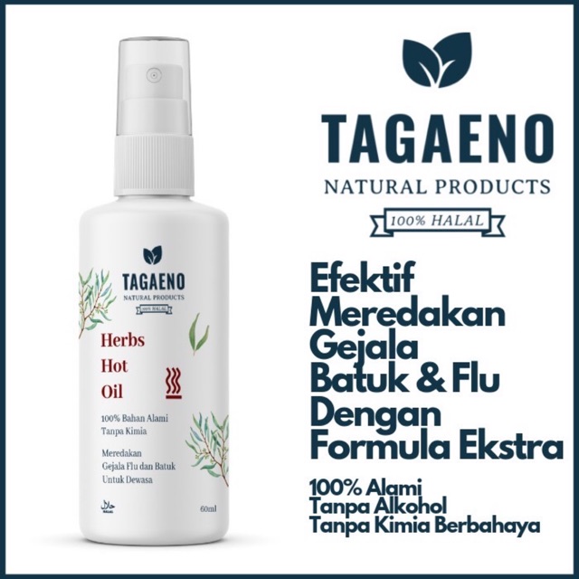 Tagaeno Herbs Hot Oil 60 ml