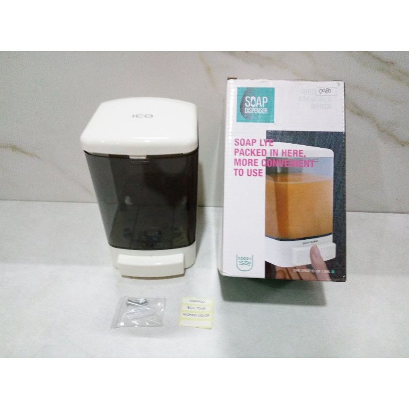 Dispenser Sabun Cair Single 1 Liter - Tempat Sabun Cair - Tempat Hand Sanitizer - Soap Dispenser