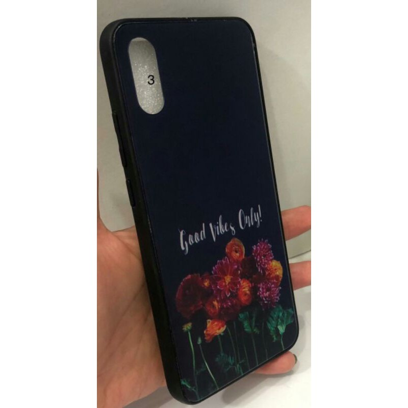 XIAOMI REDMI 9A 10A  BACK CASE GLASS VIBES CASING SOFTCASE