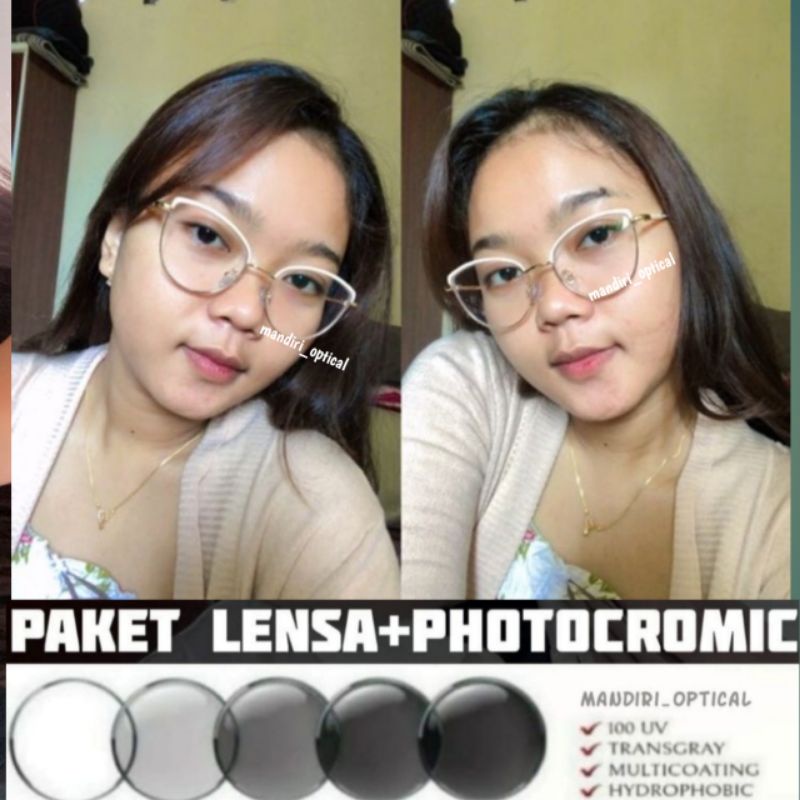 Frame kacamata fashion (paket frame+lensa) | kacamata cat eye photocromic minus anti radiasi | frame kacamata | lensa photocromic | lensa minus | kacamata fashion | kacamata wanita | kacamata cat eye wanita | kacamata anti radiasi | kacamata minus | cat