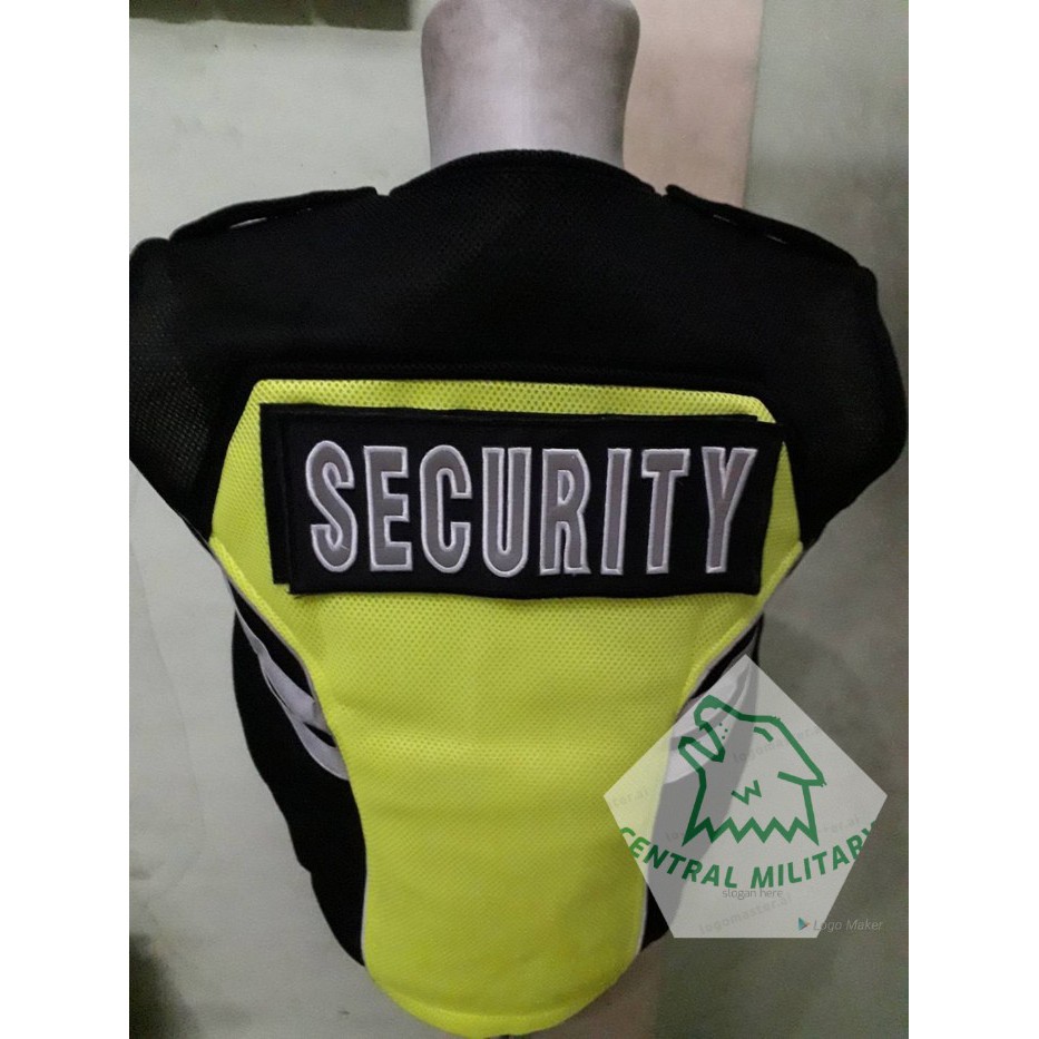 Rompi Security Double Mess/ Rompi Security Tebal/ Rompi Jaring Satpam