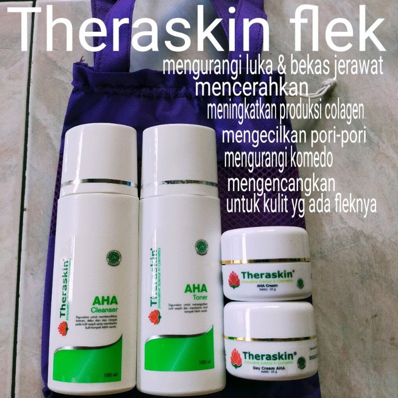 Theraskin paket glowing acne flek normal