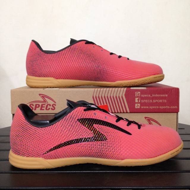 (OBRAL Stok Lama) Original BNIB Sepatu Futsal Specs Electron In Emperor Red Black Vinno Yellow Spiri