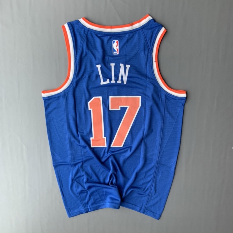 Jersey Basket NBA Heat Press New York Knicks #17 LIN | Baju Basket