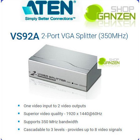 ATEN 2-Port VGA Splitter (350MHz) VS92A