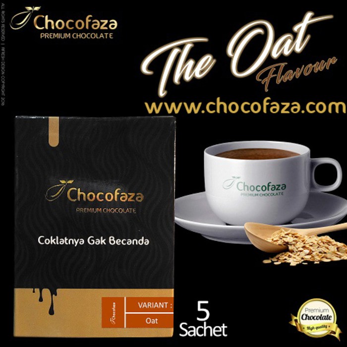 

Jual Coklat Bubuk Premium Chocofaza Oat Choco Box (5 Sachet)