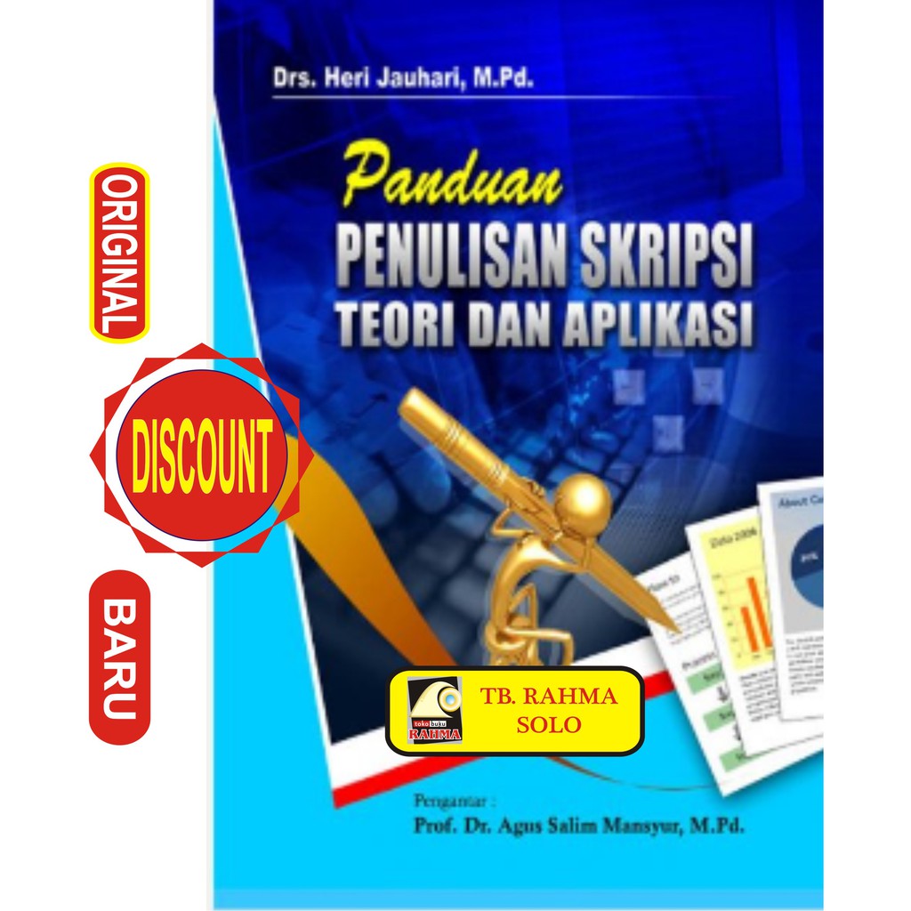 Panduan Penulisan Skripsi Dan Aplikasi Heri Jauhari Pustaka Setia Buku Original Shopee Indonesia