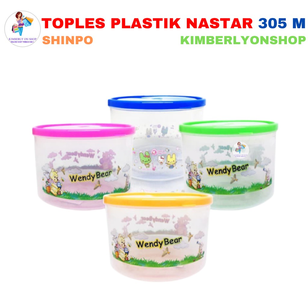 Toples Plastik Nastar Shinpo 305 M/ Kotak Makan / Kue / Serbaguna