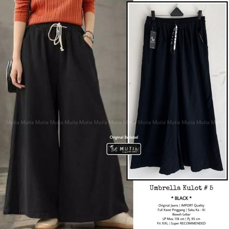 UMBRELLA KULOT#5 KULOT JEANS JUMBO FIT XXL BY MUTIA