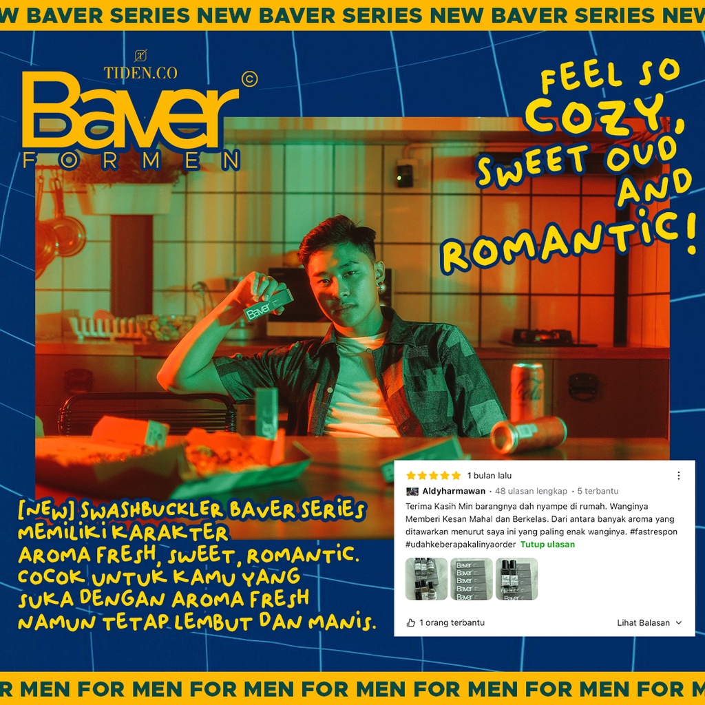 SPECIAL EDITION | NEW Baver Series-Tiden.co Perfume | SWASHBUCKLER | Parfum Pria