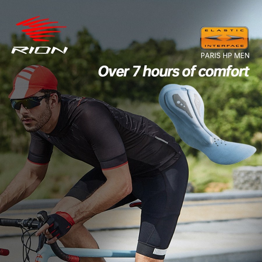 RION Cycling Bib Shorts Man specific celana sepeda Pria padding 7 jam