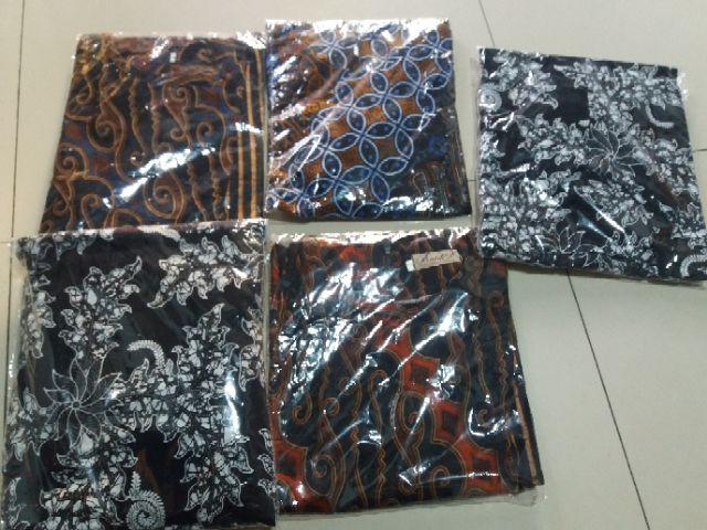 Batik Dolby Dolbi Dobby Doby Tenun Sutra Tulis Katun Atbm Baron Atasan Batik Wanita Sogan Srg308