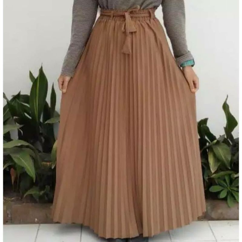 ROK PLISKET MAYUNG BAHAN PREMIUM KANCING DAN NON LANCING