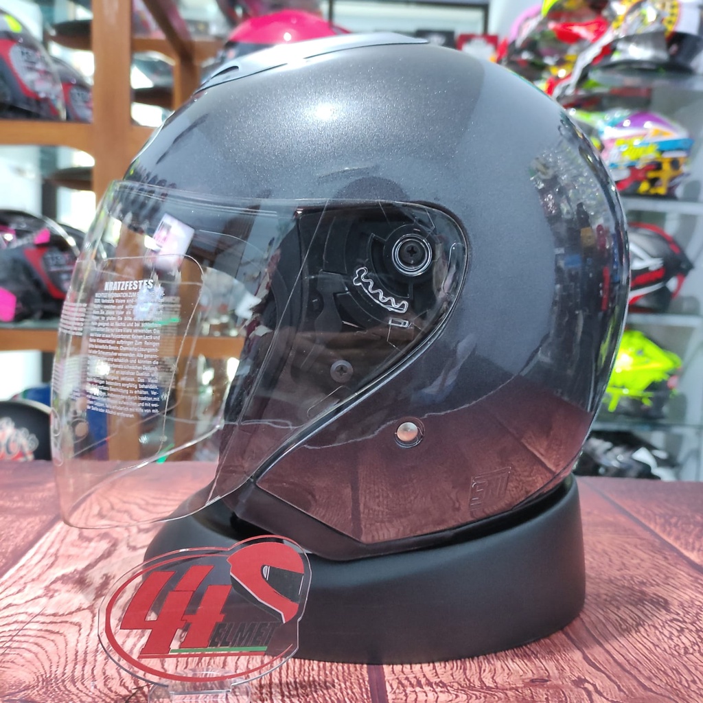 Jual KYT JET SOLID GUNMETAL Shopee Indonesia