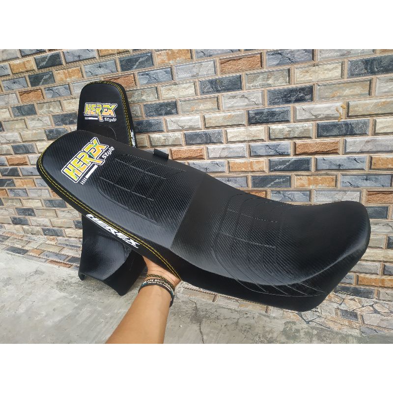 Jok sadel mp megapro hiu herex style slim tipis type gelombang dan selonjor