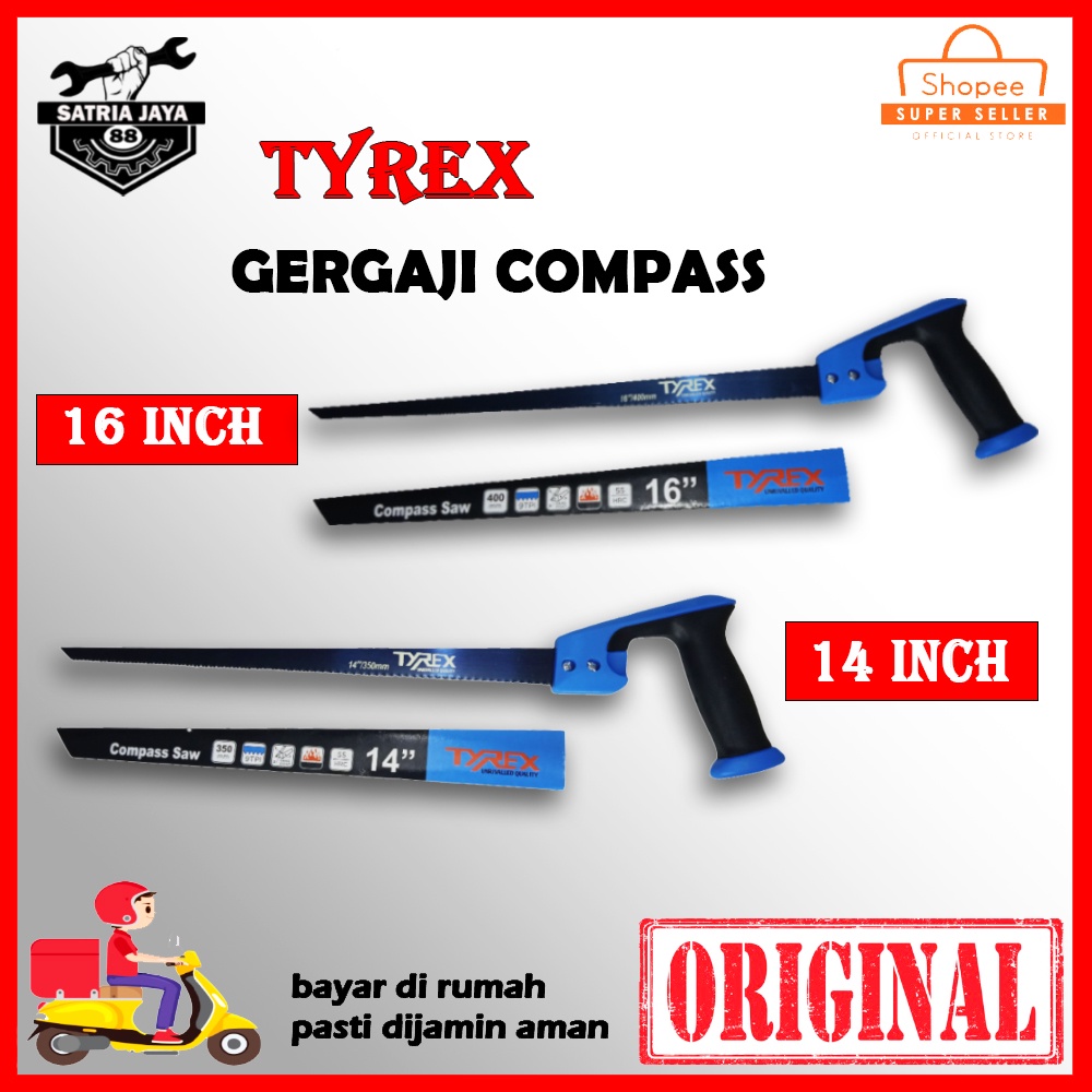 Gergaji Runcing 18"hand saw - Gorok-Gergaji Kayu Gergaji Triplek Bambu Gorok tangan serbaguna