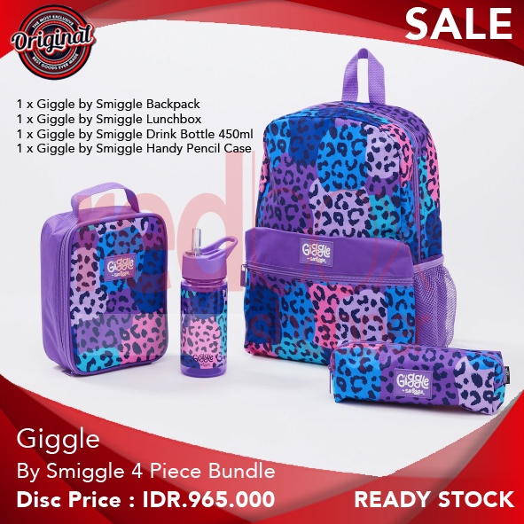 smiggle Giggle  By Smiggle 4 Piece Bundle For Girl