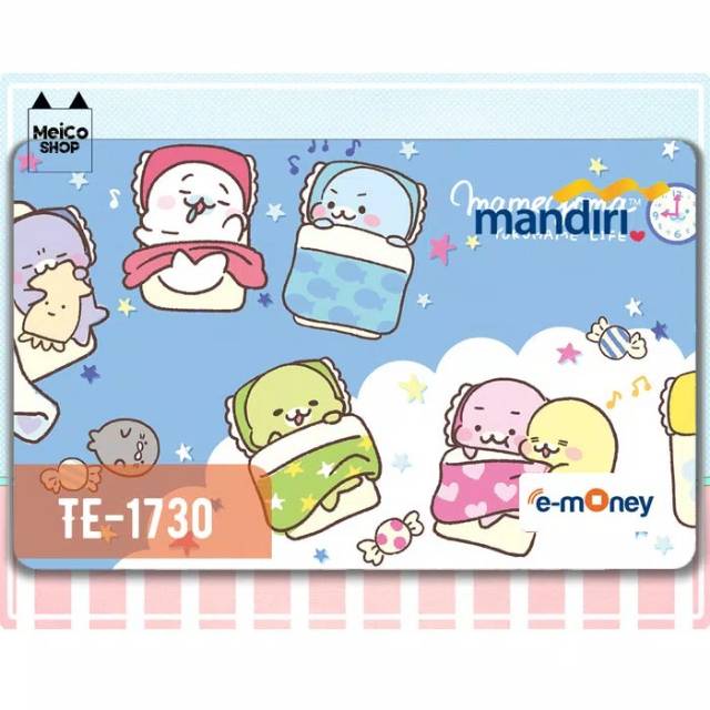 

[TE-1730] E-money Mandiri Card Sticker Meico - Mamegoma
