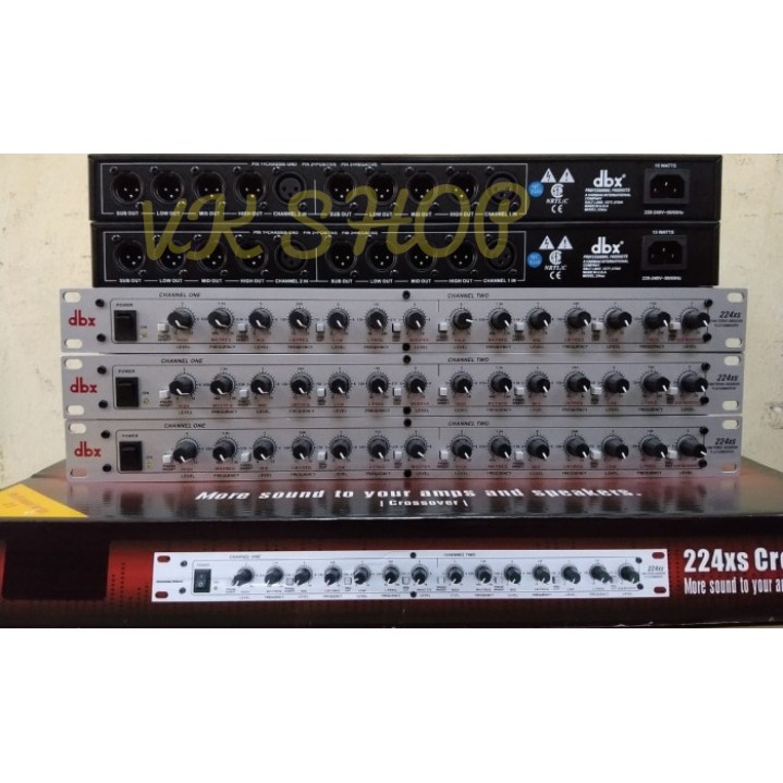 Crossover Aktif DBX 224 XS plus subwoofer output