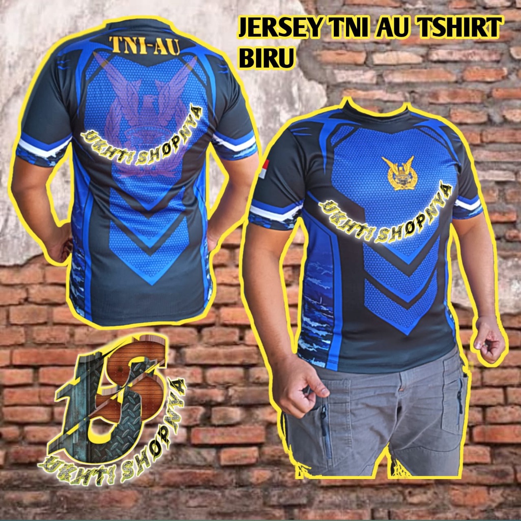 Kaos Jersey Loreng Malvinas Baju TNI Au Artikel Terbaru 2022 Bahan Polyester Taktikal Fullprint Subl