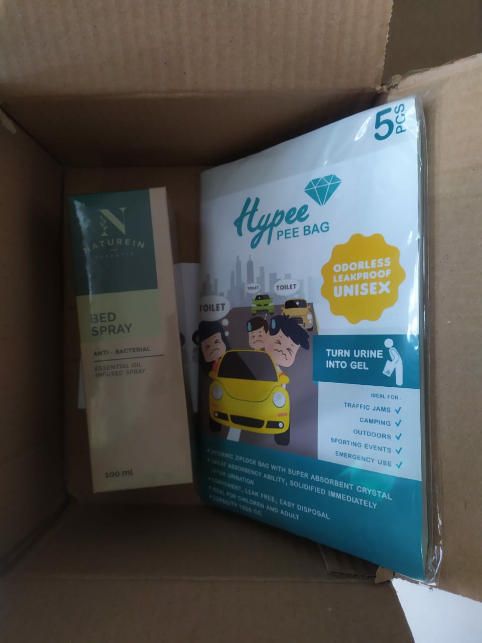 Hypee Pee Bag Hypee Bidet Kantong Urine Bag For Untuk Traveling Tempat Kencing Emergency