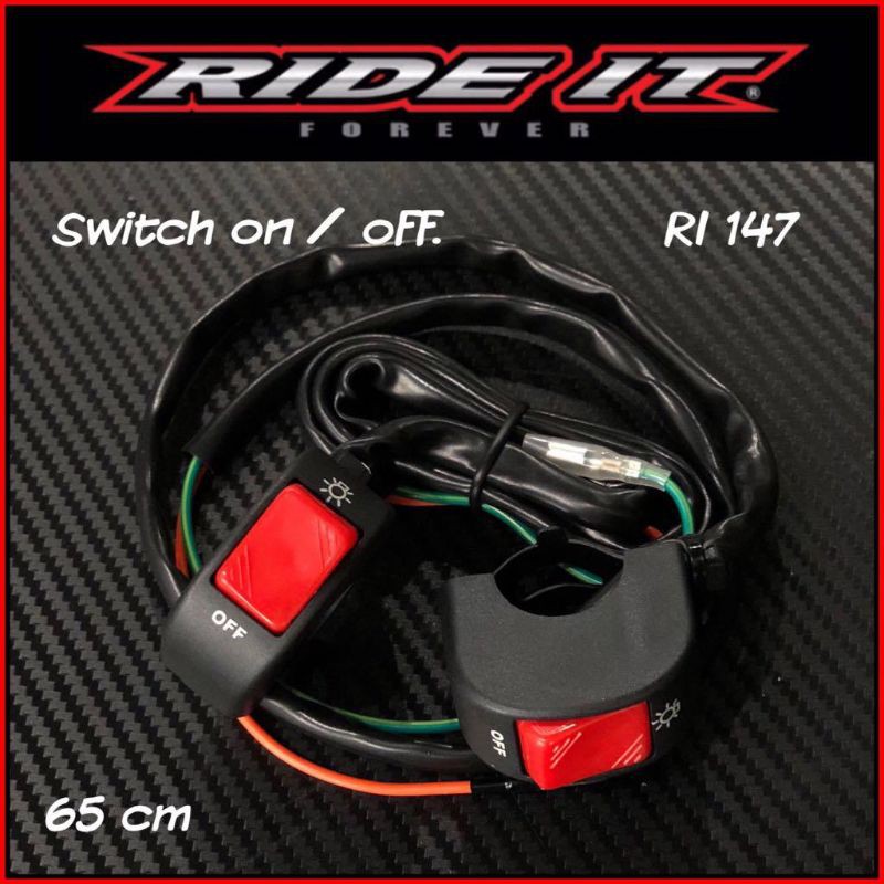 SAKLAR ON OFF LAMPU ENGINE STOP KONTAK 1 TOMBOL SWITCH PCX 160 VIXION KLX 150 230 CRF150 CRF 250 WR1