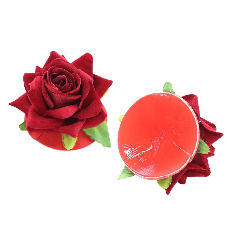 【Wetrose】Red Rose Sexy Breast Chest Paste Wear Sexy Nipple Cover Sticker