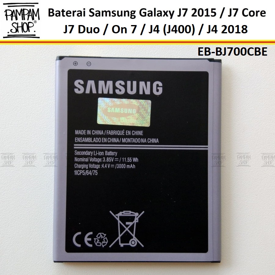 Baterai Samsung Galaxy J7 2015 J7 Core J701 Duo J4 J400 2018 On7 J700 J700F J720 Original OEM Batre Batrai Battery HP Handphone Ori On 7