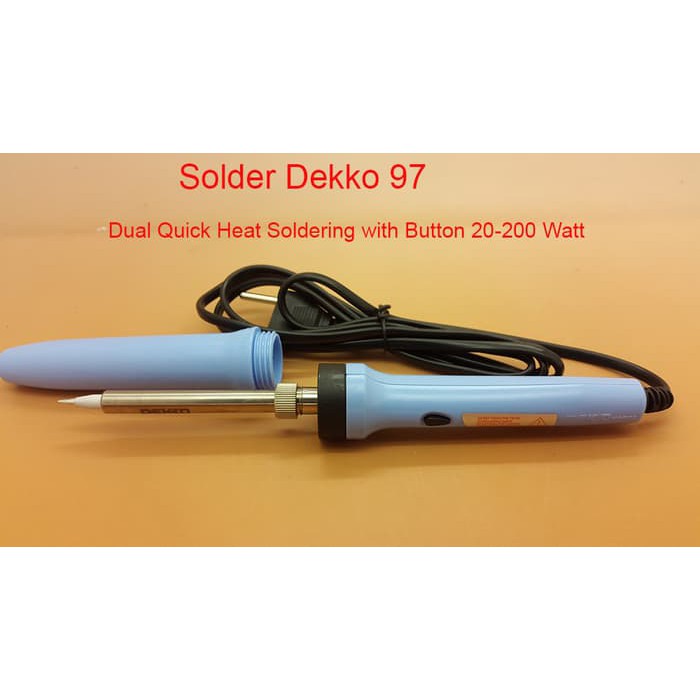 Solder Dekko 97 Dual Quick Heat Soldering with Button 20 sd 200 Watt W DS