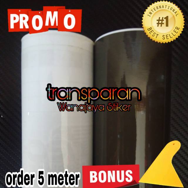 Jual Sticker Skotlet Motor Transparan Bening Glossy Stiker Skotlet