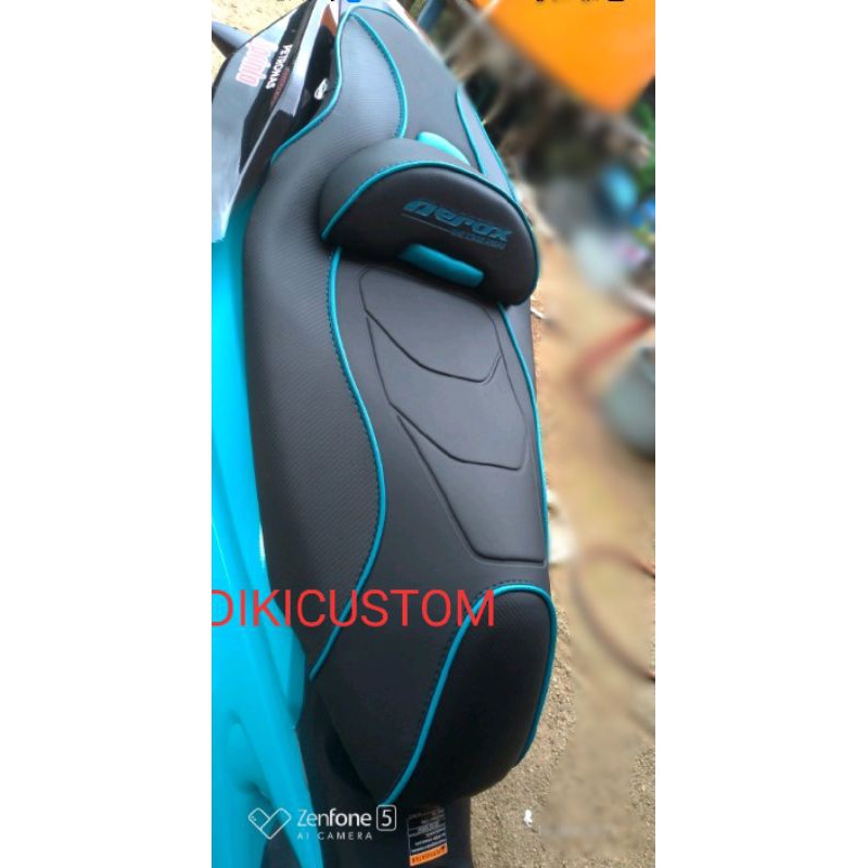 kulit jok yamaha aerox 155 MBtech original. cover jok modif