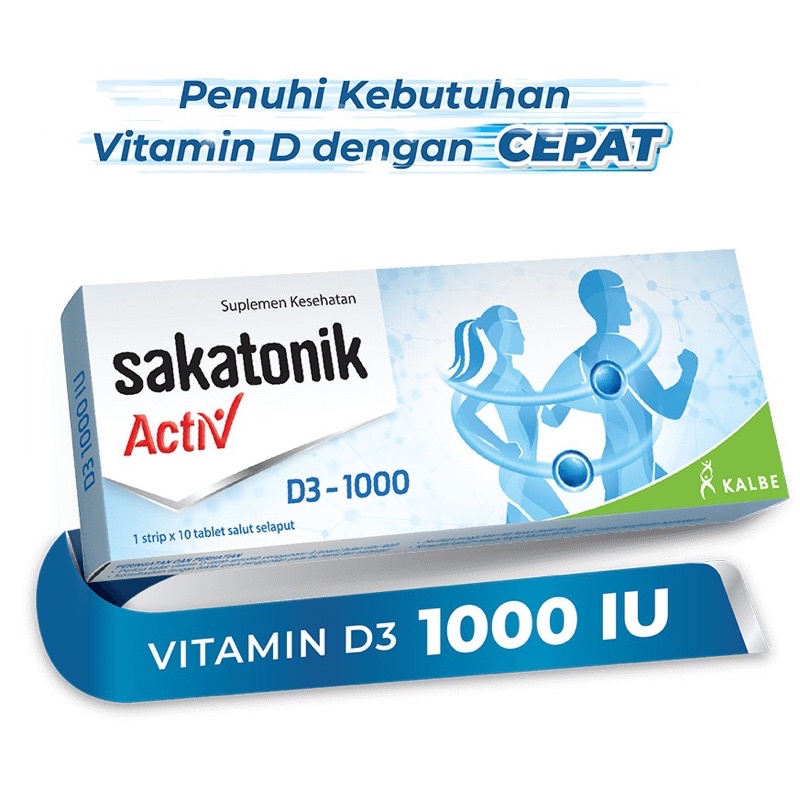 D3 Sakatonik Activ 1000IU - Vitamin d3 1000 IU