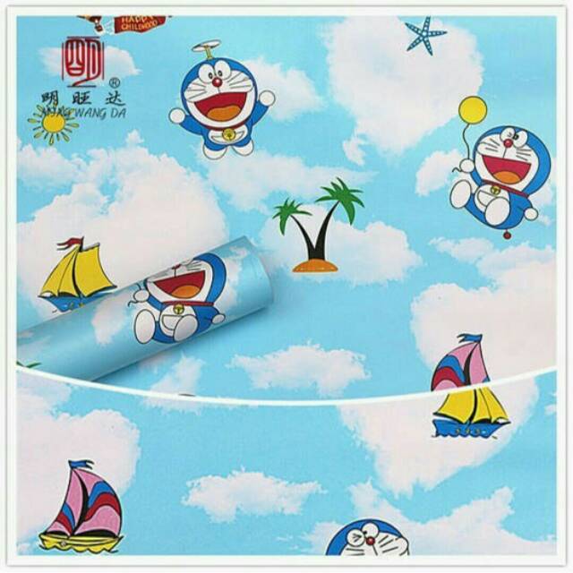 Menakjubkan 13 Wallpaper Dinding Doraemon Awan  Richa 