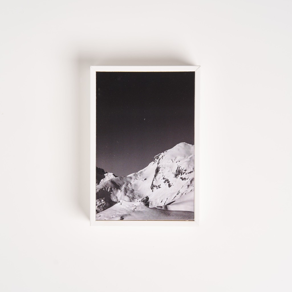 Bingkai Foto Kayu Blok Putih - Frame Foto 5R