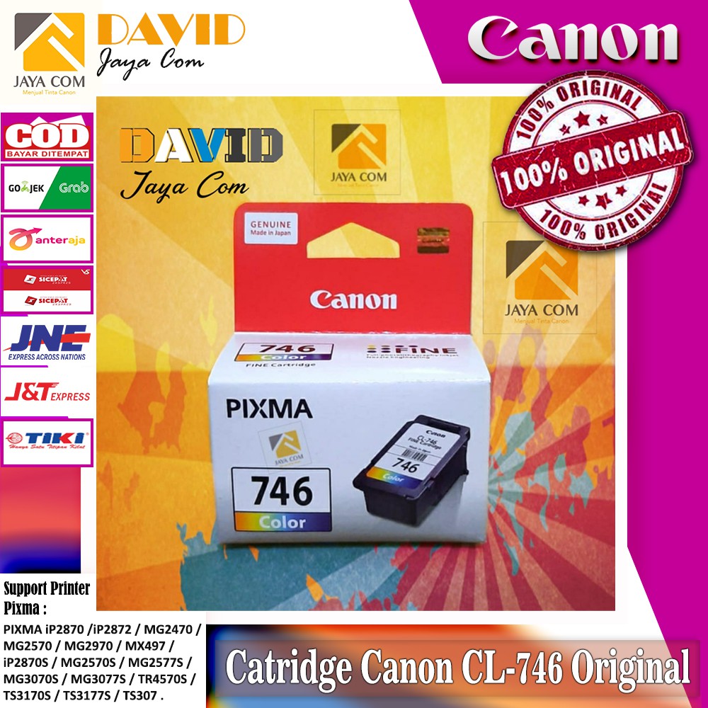 Tinta Canon CL 746 Colour Original