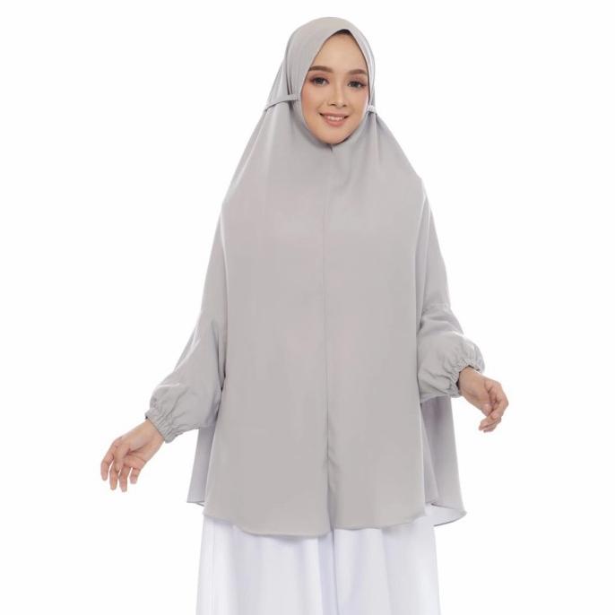 khimar lengan jilbab wolfis hijab jumbo kerudung tangan syar'i syari
