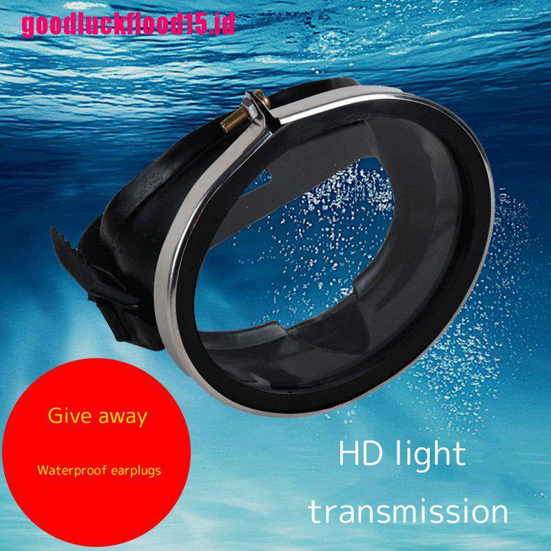 (LUCKID) Kacamata Goggles Tempered Glass HD Anti Air Untuk Diving / Renang