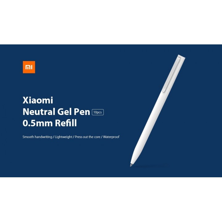 

XIAOMI MIJIA MJZXB01WC Neutral Gel Ink Pen 0.5mm Set of 10pcs